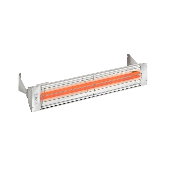 Infratech WD-series electric patio heater in stainless steel finish
