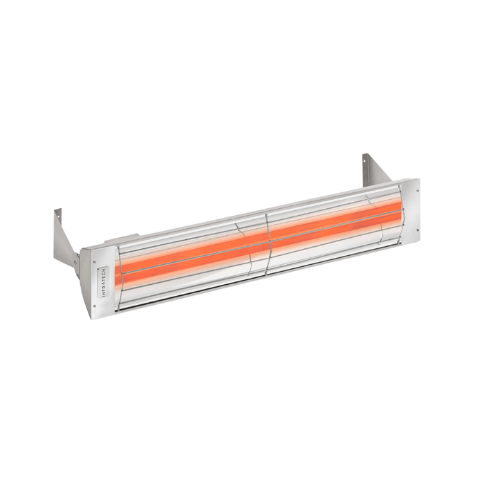 Infratech WD-series electric patio heater in stainless steel finish
