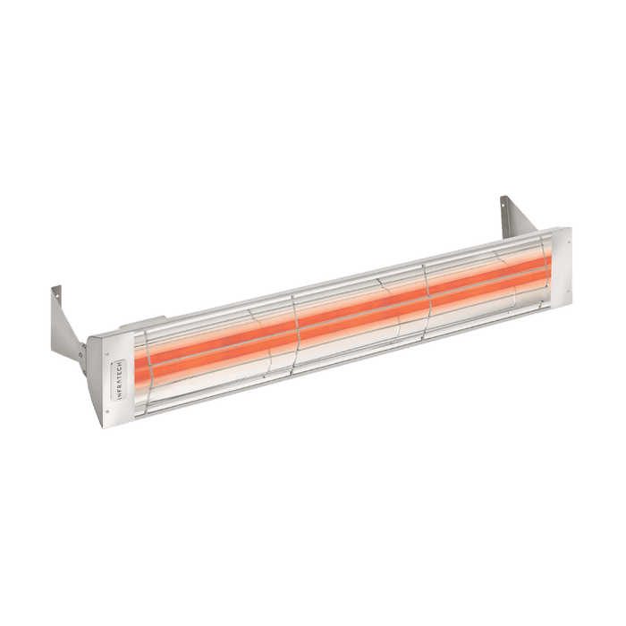 Infratech WD-series electric patio heater in stainless steel finish
