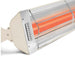 Detail shot of Infratech WD-series electric patio heater in almond finish
