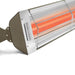 Detail shot of Infratech WD-series electric patio heater in bronze finish
