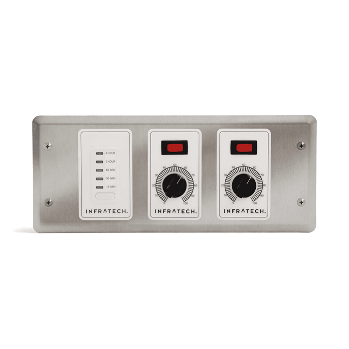  infratech 2 zone analog controller w/ digital timer