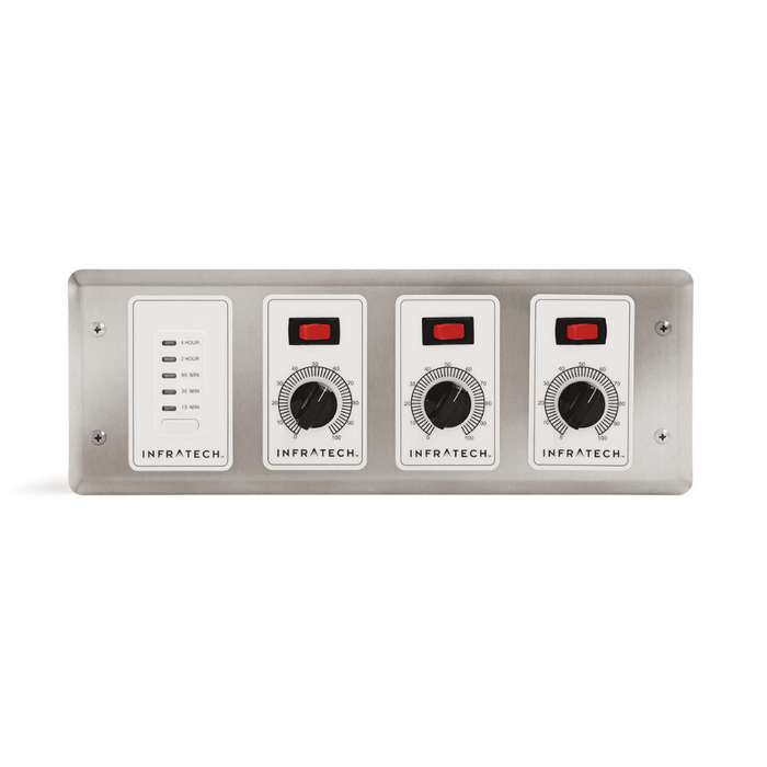  infratech 3 zone analog controller w/ digital timer