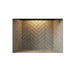Majestic Ashland Wood Burning Fireplace ASH36-B, WDR3836-H-NG With Natural Gray Herringbone Refractory Brick Interior Panel