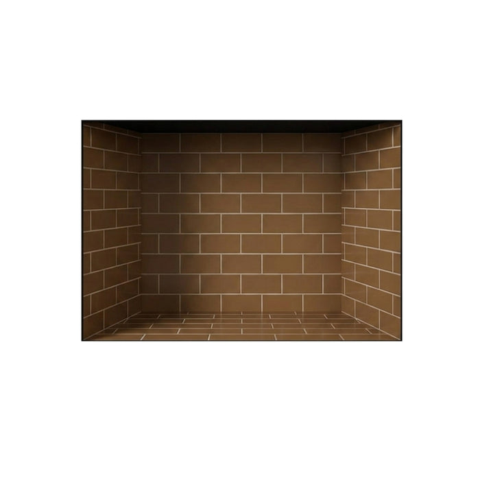 majestic-ashland-wood-burning-fireplace-ASH36-B, WDR3836-T-BR-with-masonry-brown-traditional-refractory-brick-interior-panel
