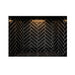 Majestic Ashland Wood Burning Fireplace ASH42-B, WDR3842-H-BK With Black Onyx Herringbone Refractory Brick Interior Panel