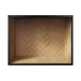 Majestic Biltmore wood burning fireplace with Masonry Brown herringbone brick interior panels