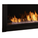 Detail shot of Monessen Artisan 72" contemporary black satin front