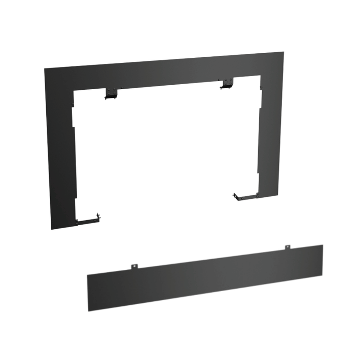 Osburn Faceplate Backing Plate Kit for Osburn Matrix Wood Insert 29" x 44" with 44" x 6" bottom plate 