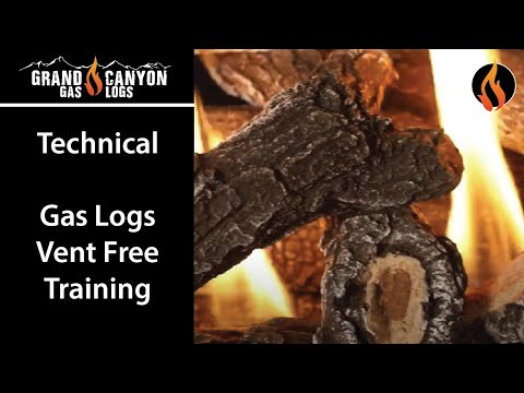 Grand Canyon Weathered Oak Vent Free Gas Log Set
