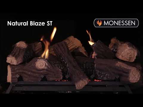 Monessen Natural Blaze See-Through Vent Free Gas Log Set