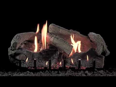 Empire Stacked Aged Oak Vent Free Gas Log Set