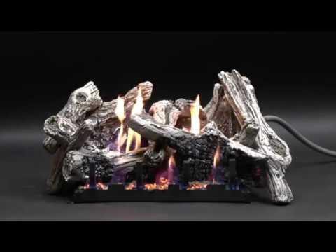 Empire Driftwood Burncrete Vent Free Gas Log Set