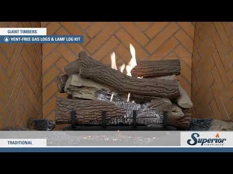 Superior Giant Timbers Vent Free Gas Logs