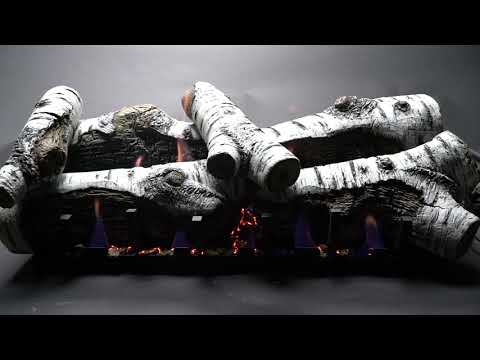 Empire Birch Burncrete Vent Free Gas Log Set
