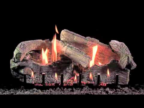 Empire Stacked Aged Oak Vent Free Gas Log Set
