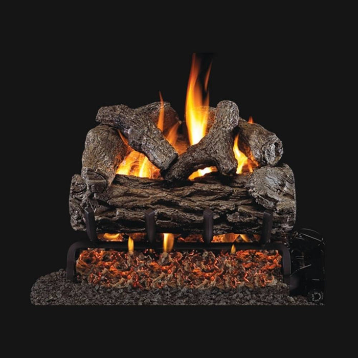 16" RH Peterson Real Fyre Golden Oak Outdoor Vented Gas Log Set