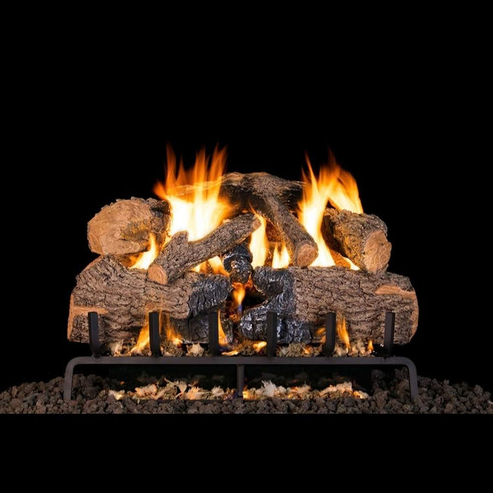 RH Peterson Real Fyre Charred Angel Oak Outdoor Vented Gas Log Set