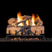 RH Peterson Real Fyre Charred Angel Split Oak Outdoor Vented Gas Log Set