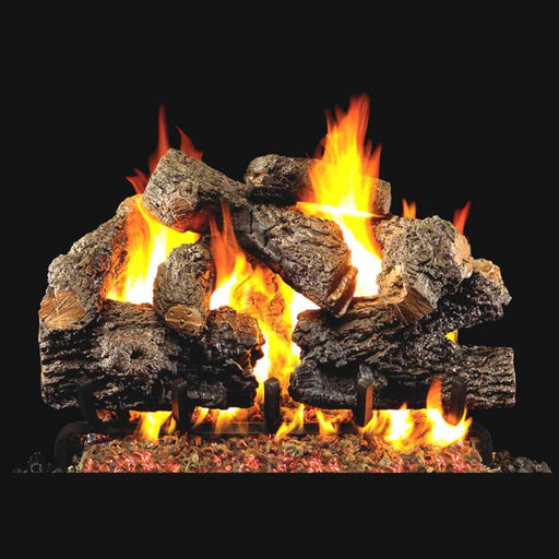 RH Peterson Real Fyre Charred Royal English Oak Outdoor Vented Gas Log Set