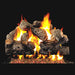 RH Peterson Real Fyre Charred Royal English Oak Outdoor Vented Gas Log Set