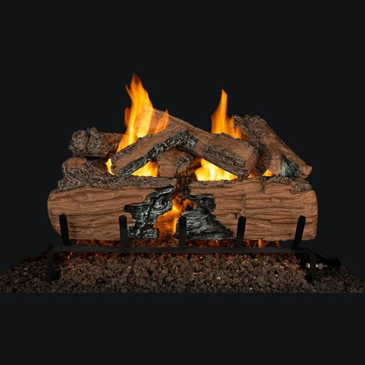 RH Peterson Real Fyre Charred Split Outdoor Vented Gas Log Set