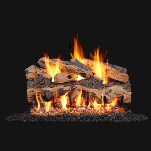 RH Peterson Real Fyre Gnarled Split Oak Outdoor Vented Gas Log Set