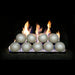 5" RH Peterson Real Fyre Graystone Fyre Spheres with Vented Burner