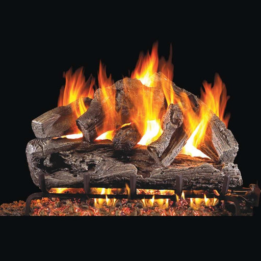 RH Peterson Real Fyre Rugged Oak Outdoor Vented Gas Log Set