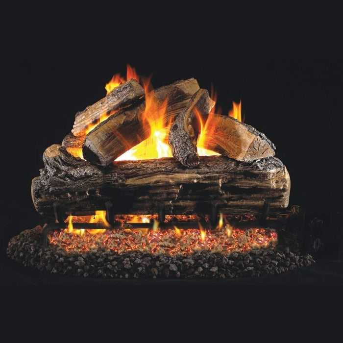 RH Peterson Real Fyre Split Oak Outdoor Vented Gas Log Set