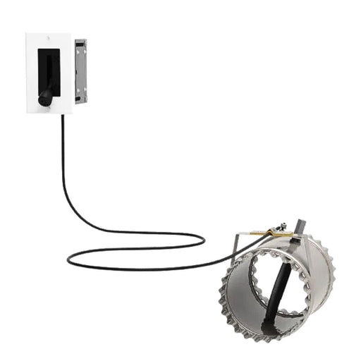 Valcourt 5" Fresh Air Intake Register with Airtight Damper
