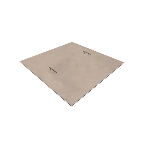 Warming Trends 20" Square Premium Aluminum Fire Pit Cover with Handle