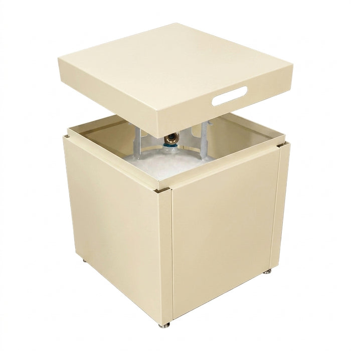 Warming Trends 20 lb Propane Tank Cover Cream