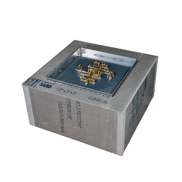 Warming Trends 36" Square Ready-to-Finish Fire Pit Kit