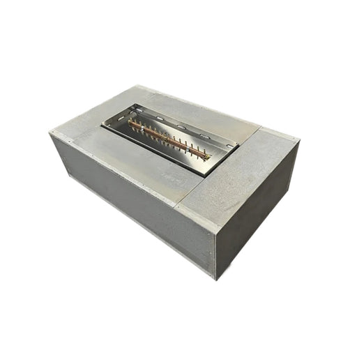 Warming Trends 48" x 30" Rectangular Ready-to-Finish Fire Pit Kit with Linear Burner