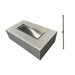 Warming Trends 60" x 36" Rectangular Ready-to-Finish Fire Pit Kit with Linear Burner