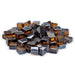 Warming Trends luster fire glass cubes in color copper