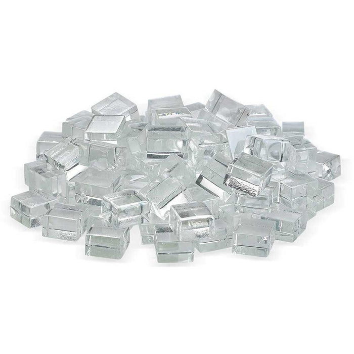Warming Trends luster fire glass cubes in color starfire