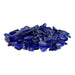 Warming Trends recycled fire glass in color dark blue
