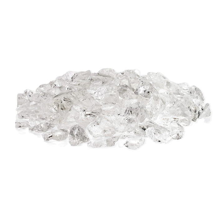 Warming Trends recycled fire glass in color ice medium