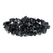 Warming Trends reflective fire glass in color black