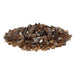 Warming Trends reflective fire glass in color copper