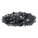 Warming Trends reflective fire glass in color gray