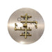 Warming Trends U100 100K BTU Round CROSSFIRE Brass Burner Kit with The Plate Fitted