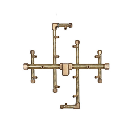 Warming Trends U140 140K BTU Round CROSSFIRE Brass Burner Kit