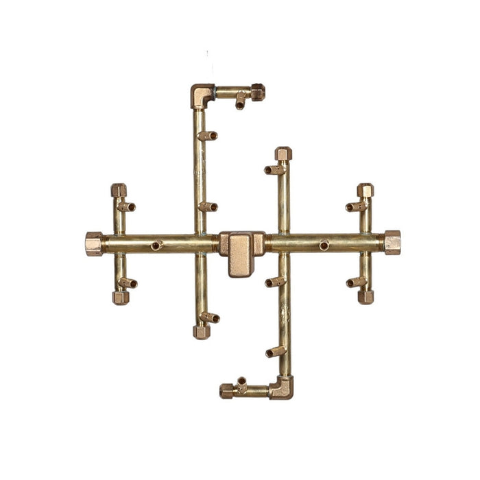 Warming Trends U140 140K BTU Round CROSSFIRE Brass Burner Kit