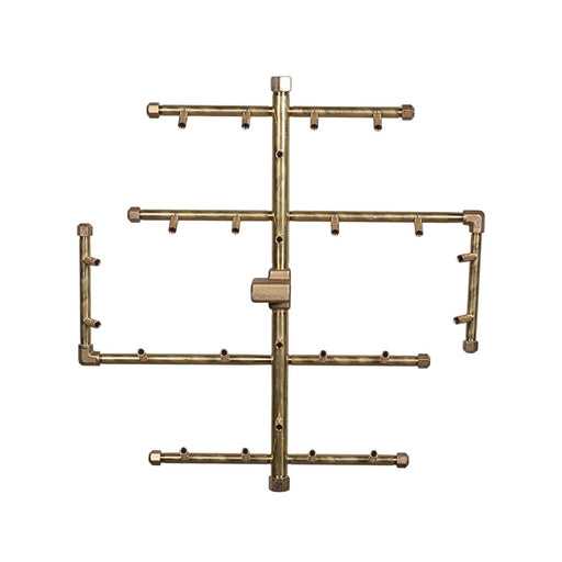 Warming Trends U240 240K BTU Round CROSSFIRE Brass Burner Kit