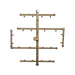 Warming Trends U240 240K BTU Round CROSSFIRE Brass Burner Kit