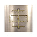 Warming Trends U240 240K BTU Square CROSSFIRE Brass Burner Kit with Plate Fitted