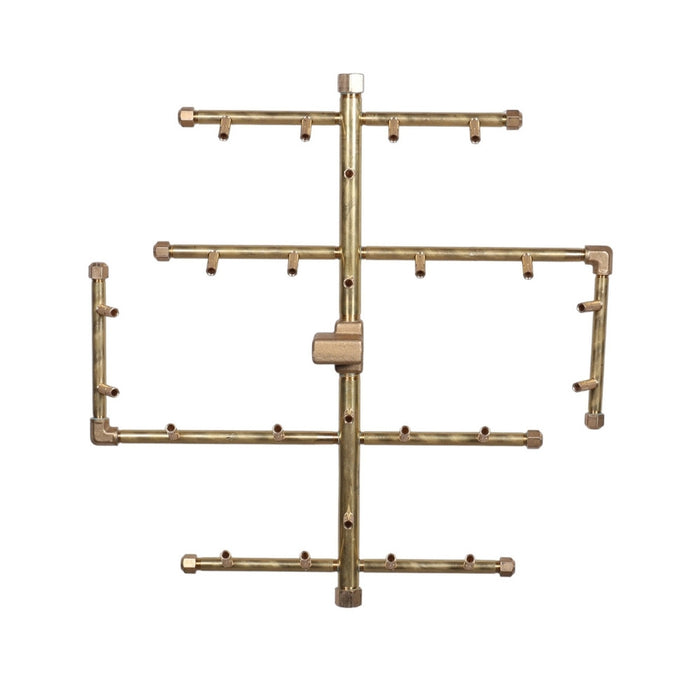 Warming Trends U240 240K BTU Square CROSSFIRE Brass Burner Kit